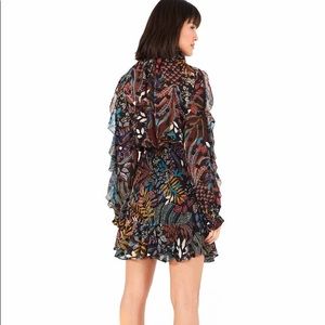 Farm Rio Delicate Forrest Smocked Dress - Size Medium